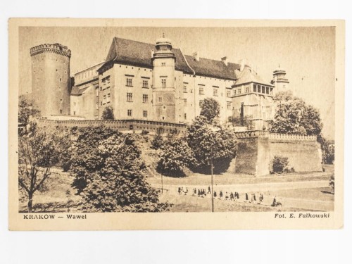 KRAKÓW - WIDOK NA WAWEL 1950