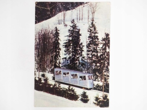 ZAKOPANE - KOLEJKA GÓRSKA NA GUBAŁÓWKĘ 1966