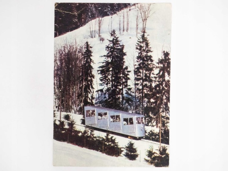 ZAKOPANE - KOLEJKA GÓRSKA NA GUBAŁÓWKĘ 1966