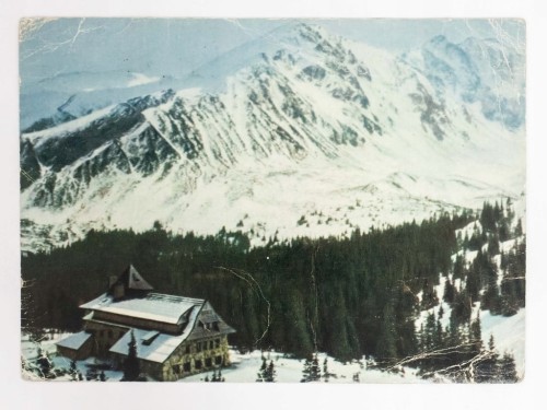TATRY-WYSOKIE - SCHRONISKO HALI GĄSIENICOWEJ ŻÓŁTA TURNIA I GRANATY 1962
