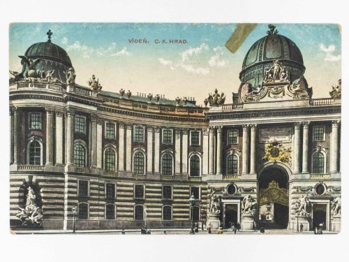 WIEDEŃ - HOFBURG REZYDENCJA HABSBURGSKA AUSTRIA 1915