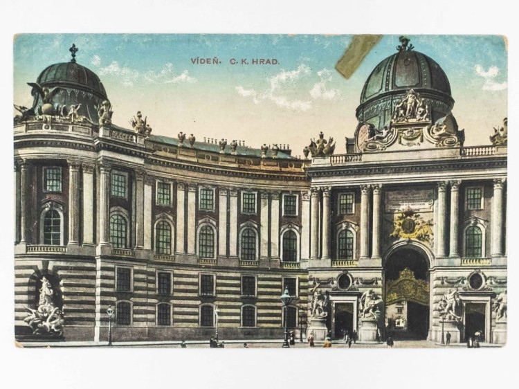 WIEDEŃ - HOFBURG REZYDENCJA HABSBURGSKA AUSTRIA 1915