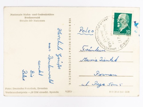 BUCHENWALD - DROGA NARODÓW POLSKA DDR NRD LATA 60.