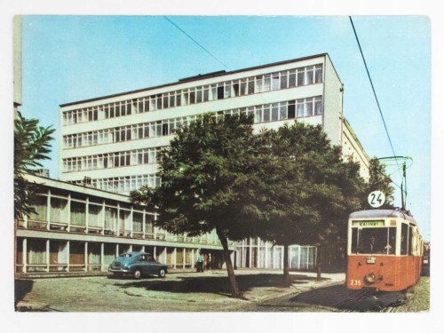 ŁÓDŹ - BIUROWIEC PRZEDSIĘBIORSTWA UPOWSZECHNIANIA PRASY I KSIĄŻKI RUCH 1966