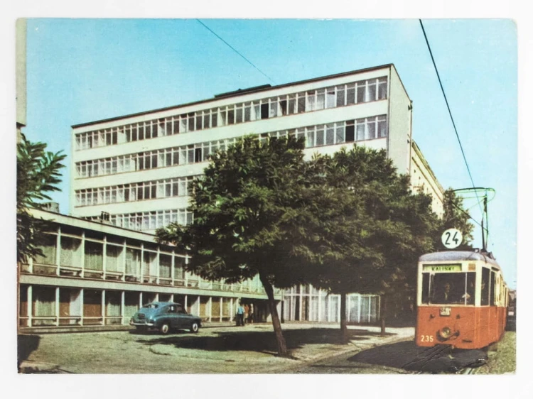 ŁÓDŹ - BIUROWIEC PRZEDSIĘBIORSTWA UPOWSZECHNIANIA PRASY I KSIĄŻKI RUCH 1966