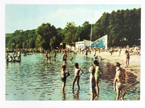 SIERAKÓW - OŚRODEK WYPOCZYNKOWY NAD JEZIOREM 1971