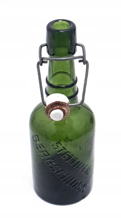 STARA BUTELKA PO PIWIE STETTINER BERGSCHLOSS BRAUEREI, SZCZECIN