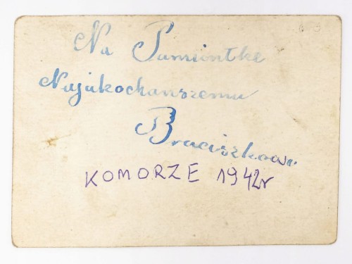 STARA FOTOGRAFIA - DZIEWCZYNKI W POLU WIDOK NA KOMORZE POD JAROCINEM 1942