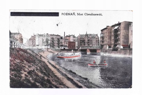 POZNAŃ - MOST CHWALISZEWSKI, WARTA, STATEK 1931