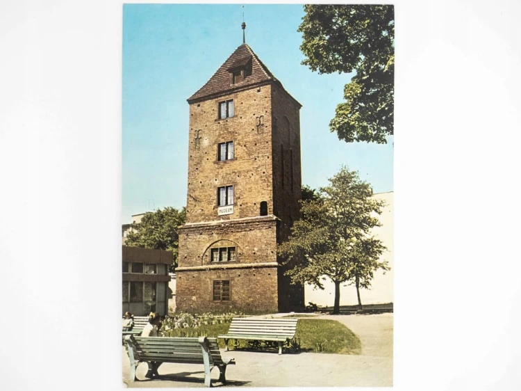 SZCZECINEK - MUZEUM REGIONALNE W WIEŻY GOTYCKIEJ 1972 PRL