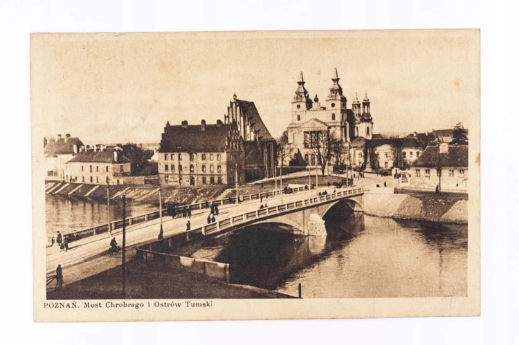 POZNAŃ - MOST CHROBREGO, OSTRÓW TUMSKI, KATEDRA 1935