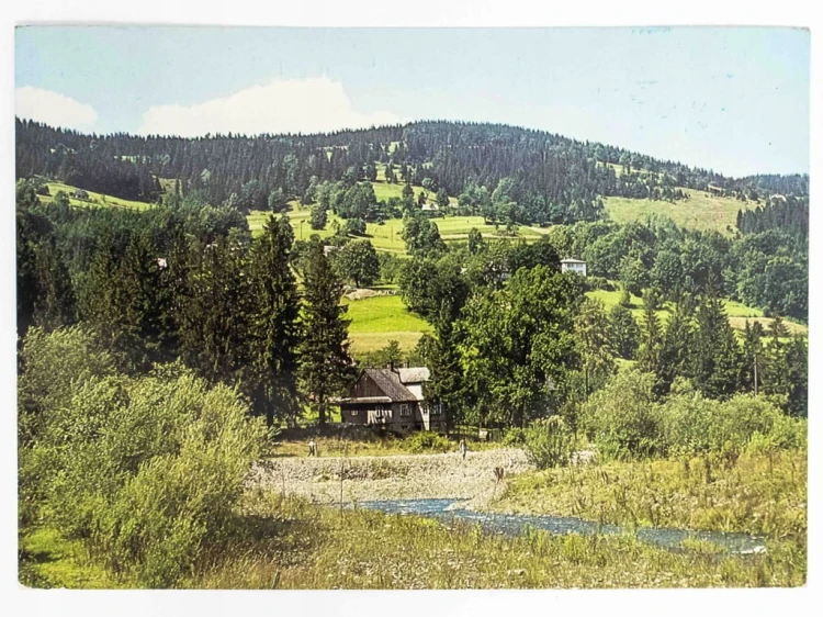 SZCZYRK - KRAJOBRAZ GÓRSKI SCHRONISKO NA SKRZYCZNEM PTTK PRL
