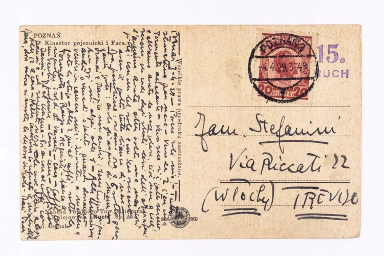 POZNAŃ - KLASZTOR POJEZUICKI, FARA 1929
