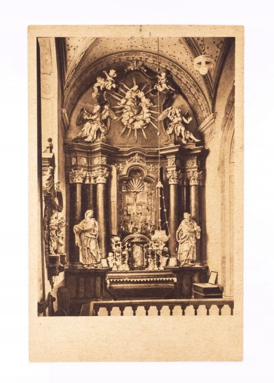 POZNAŃ - KATEDRA, OŁTARZ NAJŚWIĘTSZEGO SAKRAMENTU 1934