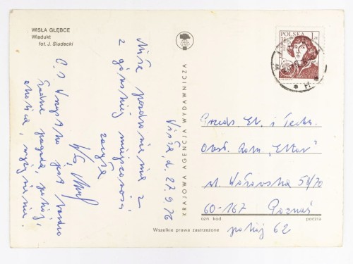 WISŁA - WIADUKT KOLEJOWY WISŁA-GŁĘBCE W ŁABAJOWIE 1976 PRL