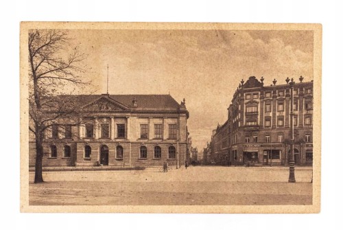 POZNAŃ - PLAC WOLNOŚCI, ULICA NOWA, SKLEPY, ROWER 1929
