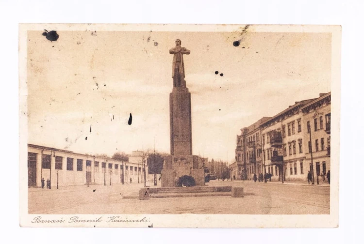 POZNAŃ - POMNIK KOŚCIUSZKI 1932
