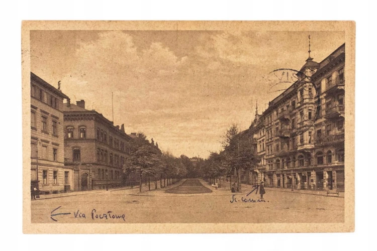 POZNAŃ - ALEJE MARCINKOWSKIEGO 1928