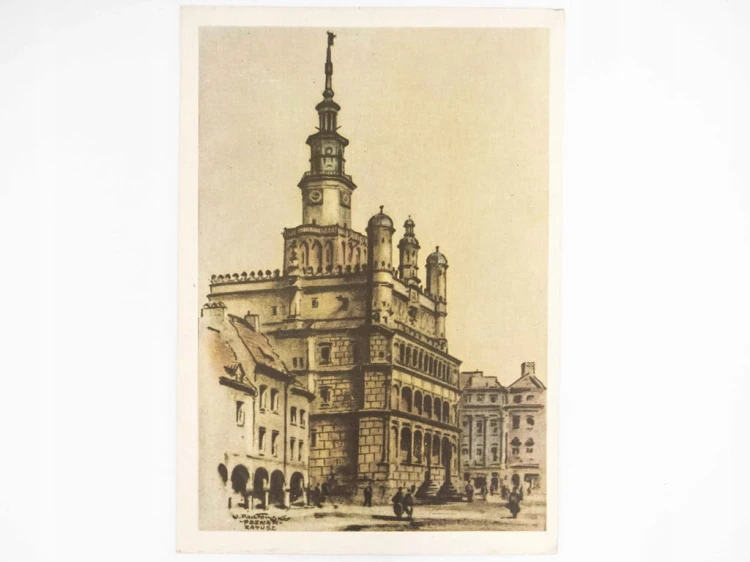 POZNAŃ - RATUSZ MIEJSKI 1962 PRL