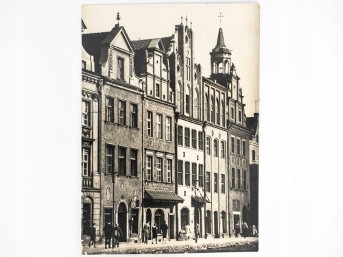 POZNAŃ - KAMIENICE PRZY STARYM RYNKU 1966 PRL