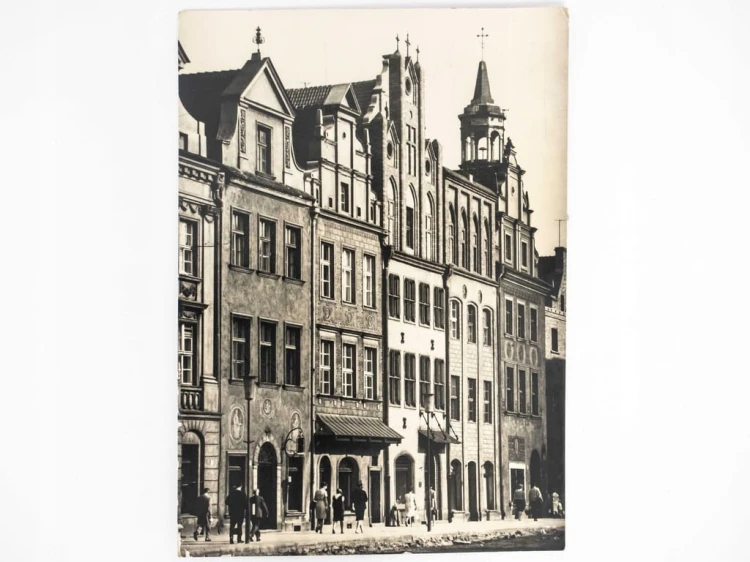 POZNAŃ - KAMIENICE PRZY STARYM RYNKU 1966 PRL
