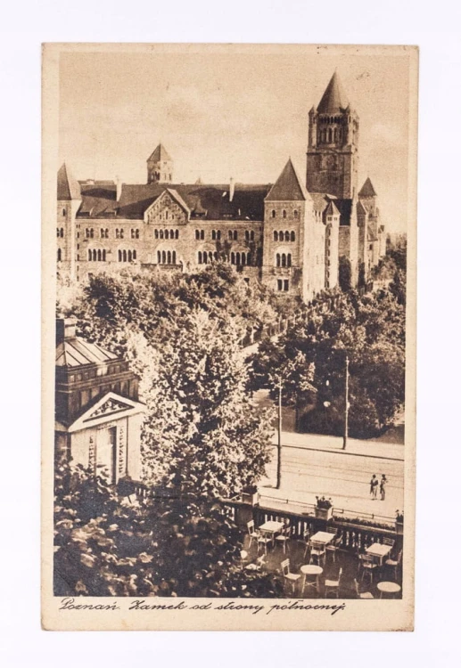 POZNAŃ - ZAMEK OD STRONY PÓŁNOCNEJ 1936