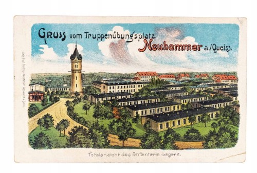 ŚWIĘTOSZÓW - POLIGON, WIEŻA CIŚNIEŃ, KOSZARY 1916
