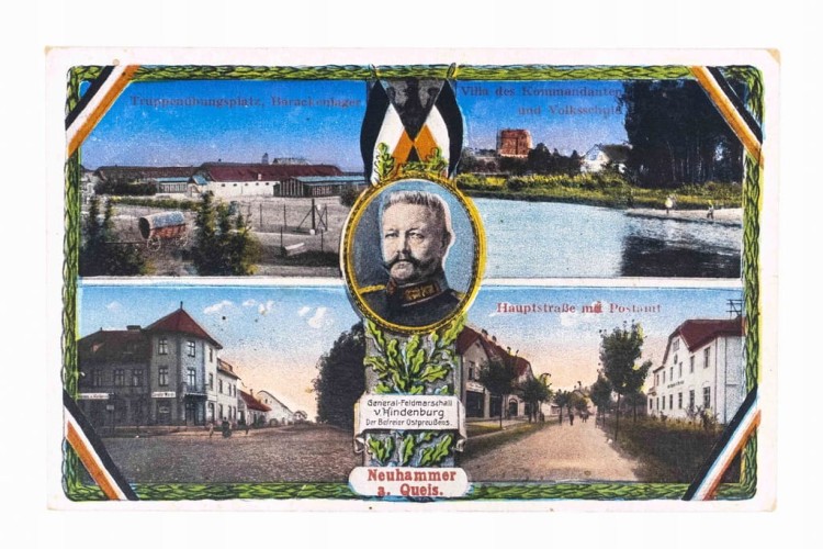 ŚWIĘTOSZÓW - POLIGON, KOSZARY, HAUPSTRASSE, HINDENBURG 1918