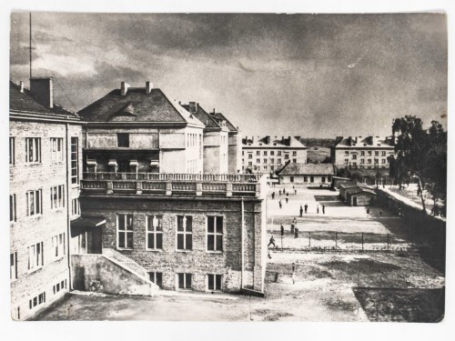 ŁĘCZYCA - OSIEDLE MIESZKANIOWE PRZY UL. BELWEDERSKIEJ 1964 PRL