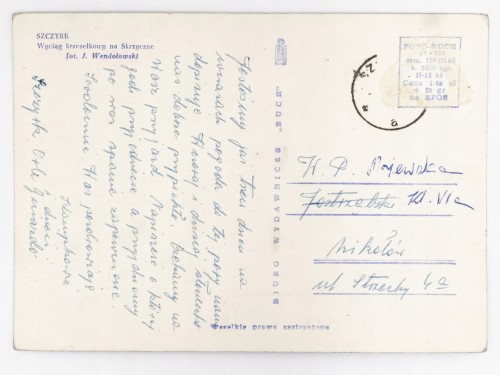 SZCZYRK - WYCIĄG KRZESEŁKOWY NA SKRZYCZNE 1963 PRL
