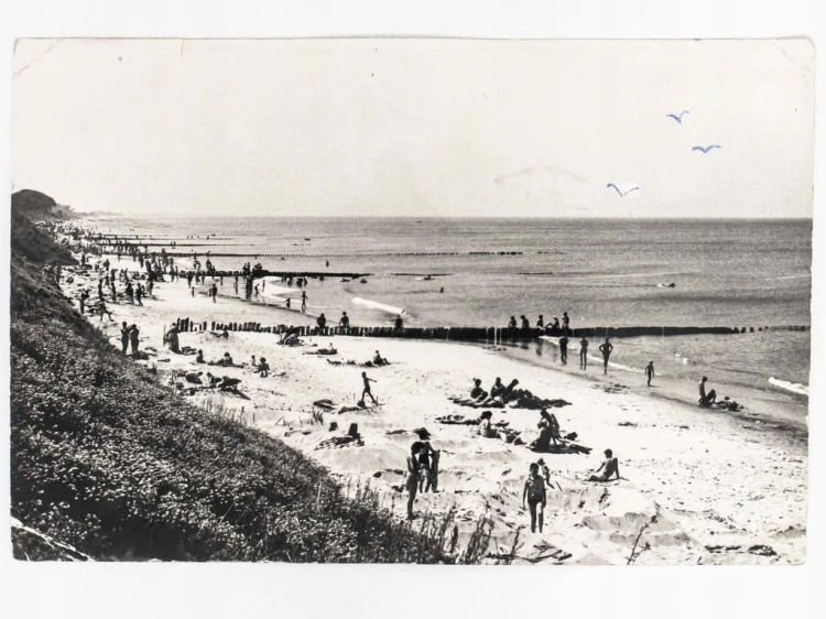 USTRONIE MORSKIE - PLAŻA 1966 PRL