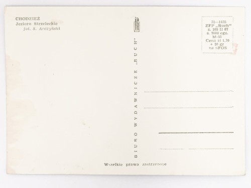 CHODZIEŻ - JEZIORO STRZELECKIE 1967 PRL