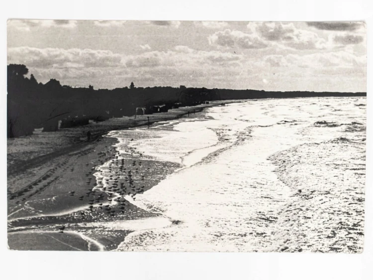 WYSPA WOLIN - PLAŻA KOŁO WAPNICY 1963 PRL