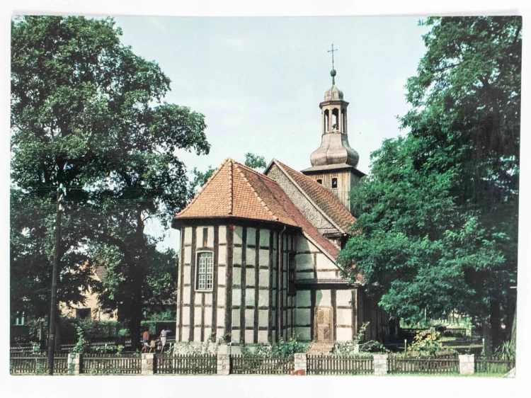 OBORNIKI - KAPLICA SZACHULCOWA KOŚCIÓŁ ŚWIĘTEGO KRZYŻA 1976 PRL