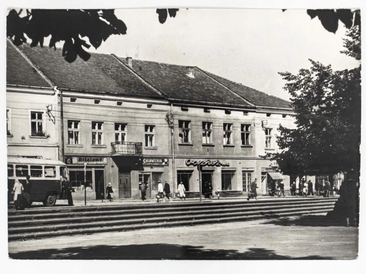 JASŁO - FRAGMENT RYNKU 1965 PRL