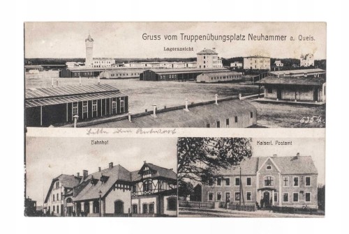 ŚWIĘTOSZÓW - POLIGON, KOSZARY, DWORZEC, POCZTA 1907 (SZOPIENICE)