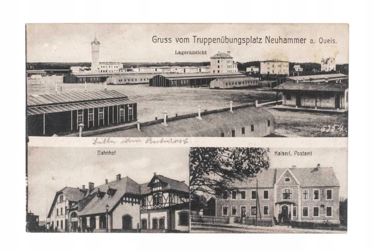 ŚWIĘTOSZÓW - POLIGON, KOSZARY, DWORZEC, POCZTA 1907 (SZOPIENICE)