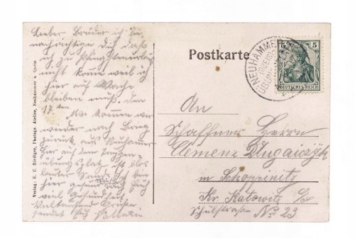 ŚWIĘTOSZÓW - POLIGON, KOSZARY, DWORZEC, POCZTA 1907 (SZOPIENICE)