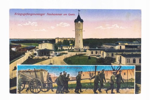 ŚWIĘTOSZÓW - POLIGON, WIEŻA CIŚNIEŃ, KOSZARY, JEŃCY ROSYJSCY 1915 (WROCŁAW)