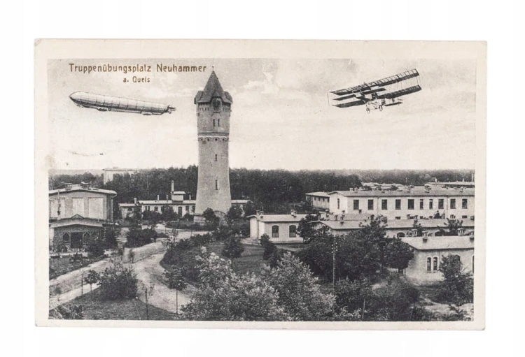 ŚWIĘTOSZÓW - POLIGON, WIEŻA CIŚNIEŃ, KOSZARY, STEROWIEC 1914