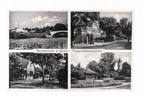 ŚWIĘTOSZÓW - POLIGON, RZEKA, POCZTA, HOTEL 1939
