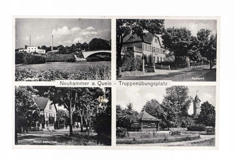 ŚWIĘTOSZÓW - POLIGON, RZEKA, POCZTA, HOTEL 1939