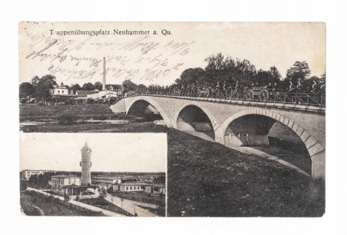 ŚWIĘTOSZÓW - POLIGON, RZEKA, PRZEMARSZ WOJSKA 1915 (ZGORZELEC)