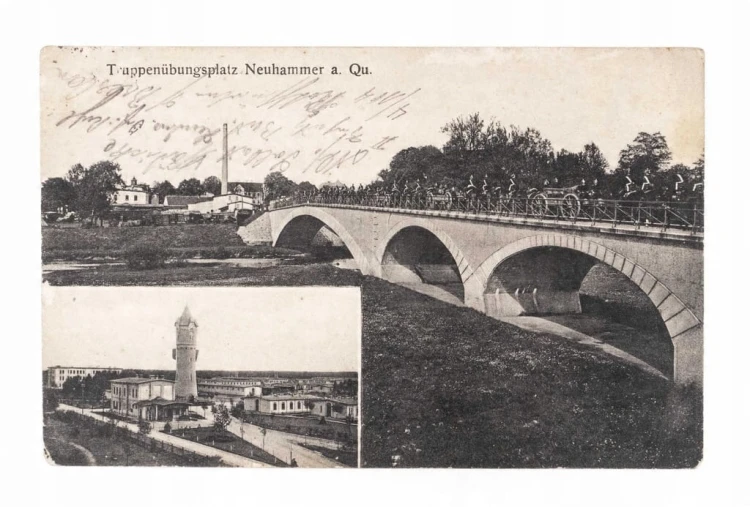 ŚWIĘTOSZÓW - POLIGON, RZEKA, PRZEMARSZ WOJSKA 1915 (ZGORZELEC)