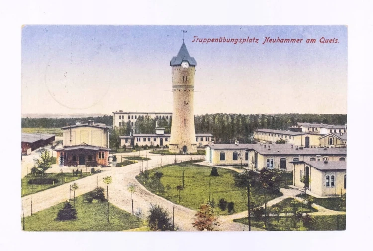 ŚWIĘTOSZÓW - POLIGON, WIEŻA CIŚNIEŃ, KOSZARY 1924