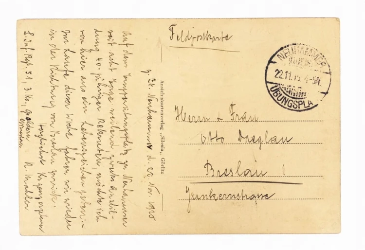 ŚWIĘTOSZÓW - POLIGON, ŻOŁNIERZE, WOJSKO 1915 (WROCŁAW)