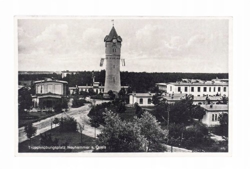 ŚWIĘTOSZÓW - POLIGON, WIEŻA CIŚNIEŃ, KOSZARY 1937