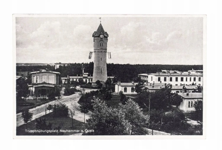ŚWIĘTOSZÓW - POLIGON, WIEŻA CIŚNIEŃ, KOSZARY 1937