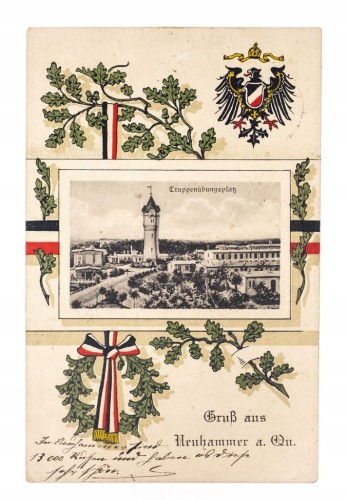 ŚWIĘTOSZÓW - POLIGON, WIEŻA CIŚNIEŃ, KOSZARY 1915 (LESZNO)