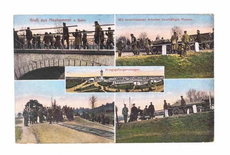 ŚWIĘTOSZÓW - POLIGON, JEŃCY ROSYJSCY, WOJSKO 1915